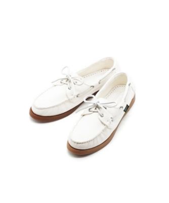 ＜Paraboot (Men)＞デッキシューズ　ＢＡＲＴＨ／ＣＥＲＦ　ＢＬＡＮＣ（ＭＩＥＬ　ＳＯＬＥ）　７８０５５７