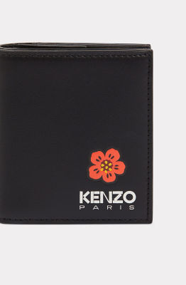 新品 KENZO BOKE FLOWER' レザー ミニウォレット