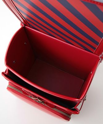 【送料無料】【２０２６年３月中旬以降届】レップストライプコレクション　ランドセル　レッド