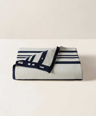 ＜RALPH LAUREN HOME＞Ｂｅｒｔｉｅ　　タオルケット