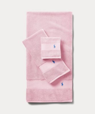 RALPH LAUREN タオルセット グレー ピンク　バスタオル　polo Polo ハンドタオル | RALPH LAUREN HOME/ラルフ ローレン ホーム