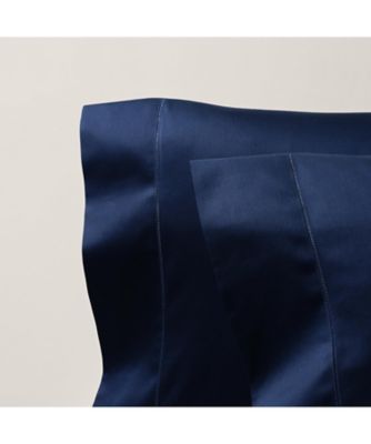 コットン サティーン ピローケース 410ネイビー | RALPH LAUREN