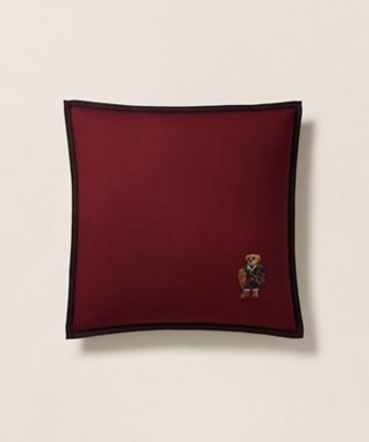 ＜RALPH LAUREN HOME＞ホリデー　Ｐｏｌｏ　ベア　スロー　ピロー