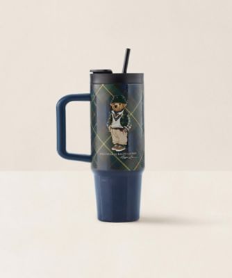 Highmoore Polo ベア ウォーター ボトル ＆ ストロー