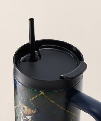 Highmoore Polo ベア ウォーター ボトル ＆ ストロー