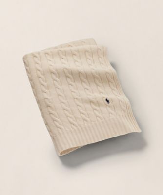 ＜RALPH LAUREN HOME＞Ｗｉｌｔｏｎ　ハーフ　ブランケット