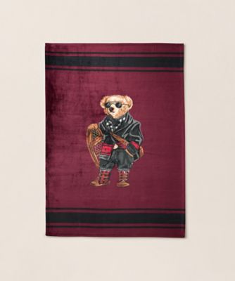 【ちいさま専用】Ralph Lauren US限定フリースブランケット ベア ホリデー Polo ベア スロー ブランケット | RALPH LAUREN