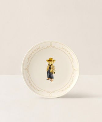 ＜RALPH LAUREN HOME＞ウエスタン　Ｐｏｌｏ　ベア　デザート　プレート　セット