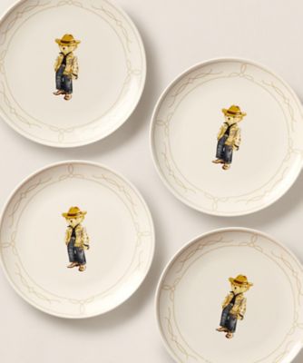 ウエスタン Polo ベア デザート プレート セット | RALPH LAUREN