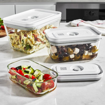  フレッシュ＆セーブ 真空ガラスコンテナ 3サイズセット 食品保存容器