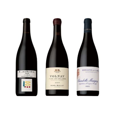 A12銘酒「プリューレ・ロック」含む希少ブルゴーニュ赤ワイン3本