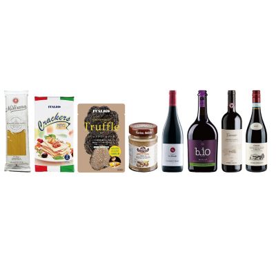 Ｍ０３．香り・味、深まる秋！イタリア赤ワイン＆トリュフ料理食材セット■セットワイン特別販売会■