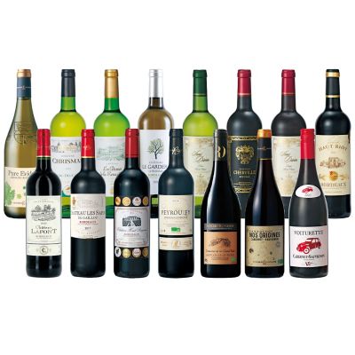 Ｍ０６．フランス赤白ワイン１５本セット■セットワイン特別販売会■