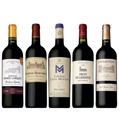 Ｍ２６．フランス・ボルドー地方　熟成ヴィンテージ赤ワイン５本セット■セットワイン特別販売会■
