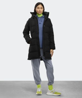 ＜CANADA GOOSE (Women)＞【送料無料】Ｓｈｅｌｂｕｒｎｅ　Ｐａｒｋａ　Ｂｌａｃｋ　Ｌａｂｅｌ　３８０２ＷＢ