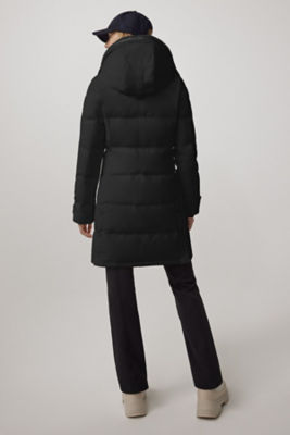 ≪送料無料≫Ｓｈｅｌｂｕｒｎｅ Ｐａｒｋａ Ｂｌａｃｋ Ｌａｂｅｌ ３８０２ＷＢ | CANADA GOOSE (Women)/カナダグース |  三越伊勢丹オンラインストア・通販【公式】