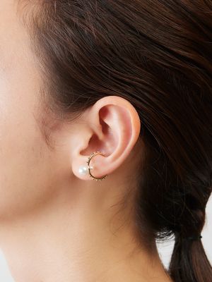 SIENA ROSE イヤーカフ　ラウンドレースS SIENA ROSE イヤーカフ ラウンドレースS