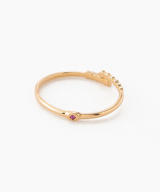 little emblem アシンメトリーダイヤモンドリング little emblem アシンメトリーダイヤモンドリング