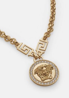 【匿名配送】Versace ネックレス　❤︎ アイコン メドゥーサ ネックレス DG1E009