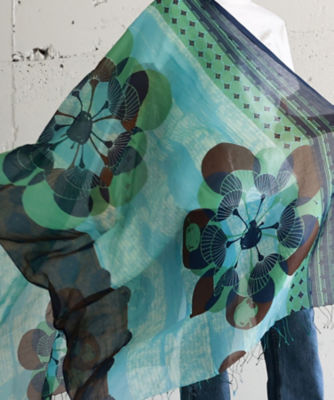 ＜BASCO (Women/大きいサイズ)＞なつもよう　ＫｕｓａＫａｎｍｕｒｉ　シルクコットンストール