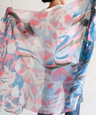 ＜BASCO (Women/大きいサイズ)＞なつあそび　ＫｕｓａＫａｎｍｕｒｉ　シルクコットンストール