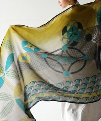 ＜BASCO (Women/大きいサイズ)＞ななつのたから　［Ｋｕｓａ　Ｋａｎｍｕｒｉ　ウールストール］　４００８０４３－５０