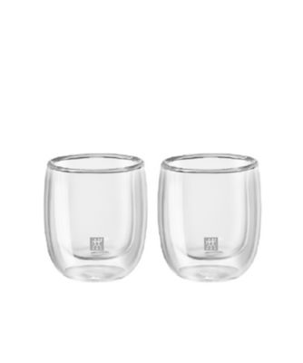 【ＺＷＩＬＬＩＮＧおまとめ】ダブルウォール　グラス　ティー　２４０ｍｌ　ペア　セット