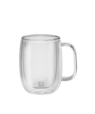 【ＺＷＩＬＬＩＮＧおまとめ】ダブルウォール　グラス　コーヒーマグ　３５０ｍｌ　ペア　セット
