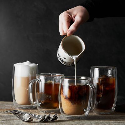 【ＺＷＩＬＬＩＮＧおまとめ】ソレント　ダブルウォール　グラス　カプチーノ　マグ　４５０ｍｌ　ペア　セット