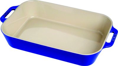 【送料無料】STAUB/ストウブ セラミックレクタンギュラーディッシュ 27×20cm 各色 グランブルー キッチン用品・調理器具【三越伊勢丹/公式】