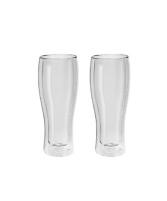 【ＺＷＩＬＬＩＮＧおまとめ】ダブルウォール　グラス　ビア　４１０ｍｌ　ペア　セット