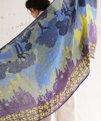 ＜BASCO (Women/大きいサイズ)＞にひきのねずみ　［Ｋｕｓａ　Ｋａｎｍｕｒｉ　ウールストール］　４０１００５３ー５０