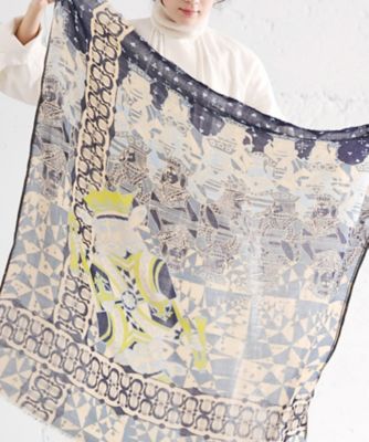 【送料無料】BASCO (Women/大きいサイズ)/バスコ おうさまのひみつ [Kusa Kanmuri ウールストール] 4010353ー50 スカーフ・ショール【三越伊勢丹/公式】