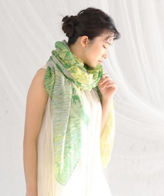 ＜BASCO (Women/大きいサイズ)＞がらがらどん　あさ［ＫｕｓａＫａｎｍｕｒｉ　シルクコットンストール］　４０１１１６１ー５０