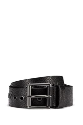 メタルアイレット　グレインレザーベルト　５０４２９９４５