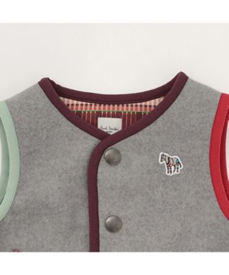 配色パイピング新生児ベスト 4053513 | Paul Smith