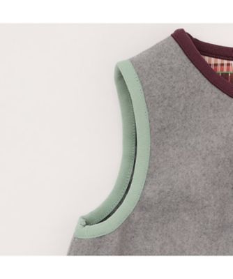 配色パイピング新生児ベスト 4053513 | Paul Smith Junior