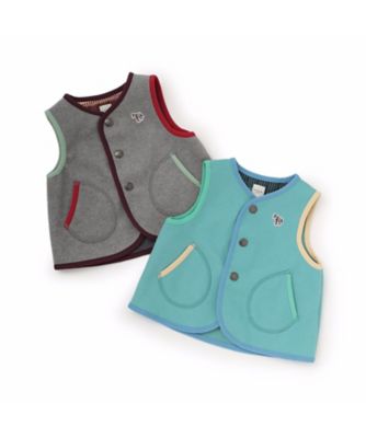 配色パイピング新生児ベスト 4053513 | Paul Smith