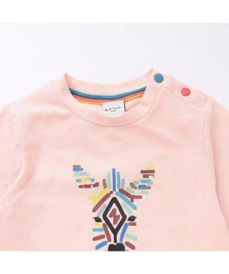 新品　ポールスミスジュニア　チェック生地ロングパンツ　ゼブラ　カラーワイン ゼブラ刺繍クルーソックス | Paul Smith Junior (Baby&Kids
