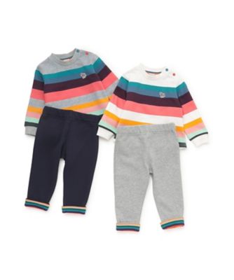 ストライプ裏毛トレーナー＆パンツセット 4053516 | Paul Smith