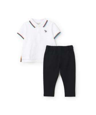 Paul Smith Baby 長袖カットソー•パンツセット ポロシャツレギンスセット 4061507 | Paul Smith Junior