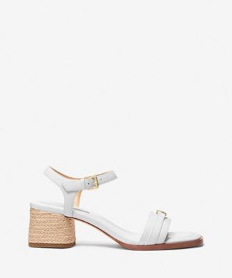 ＜MICHAEL KORS＞ＭＡＮＤＹ　レザー　サンダル　４０Ｒ５ＭＡＭＳ１Ｌ