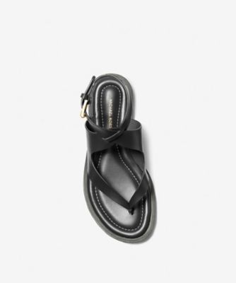 Michael Kors☆ 本革レザー＆スエード・ラップサンダル IRENE レザー ラップ サンダル 40T5IRFS1L1