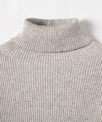 ヤクコットン 無縫製リブタートル 412593 | PRISTINE (Women