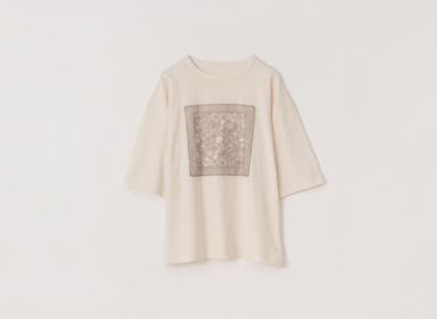 ＜PRISTINE (Women)＞Ｒｅ－ＣＯＴＴＯＮバンダナＴシャツ