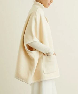 シルクコットンポンチョベスト 414617 | PRISTINE (Women