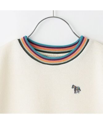 アーティストストライプリブ半袖Ｔシャツ　４１５１２０４