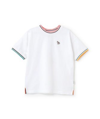 ラインリブ無地半袖Ｔシャツ　４１５１２０９