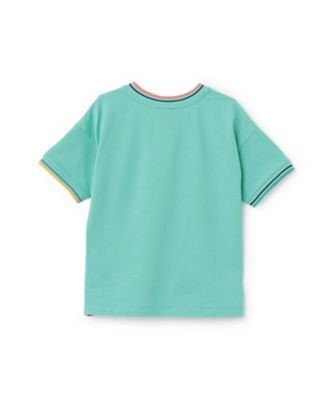 ラインリブ無地半袖Ｔシャツ　４１５１２０９