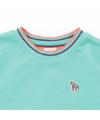 ラインリブ無地半袖Ｔシャツ　４１５１２０９